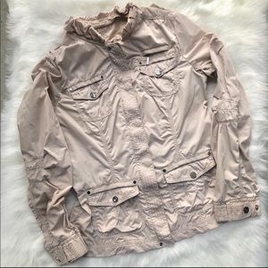 White House Black Market zippered jacket Sz 2